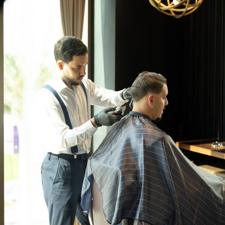 Professional barber shop in Abu Dhabi